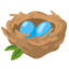 Download Nest With Eggs emoji, Google style