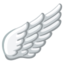 Wing emoji, Google design