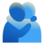 Download People Hugging emoji, Google style