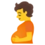 Pregnant Person emoji, Google design