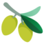 Olive emoji, Google design
