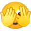 Download Face With Peeking Eye emoji, Google style