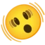Shaking Face emoji, Google design