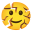 Download Cracking Face emoji, Google style