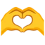 Heart Hands emoji on Android