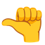 Download Leftwards Thumb Sign emoji, Google style
