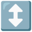 Download Up-down Arrow emoji, Google style