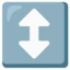 Up-down Arrow emoji, Google design