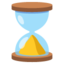 Hourglass Done emoji, Google design