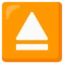 Eject Button emoji, Google design