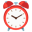 Alarm Clock emoji, Google design