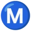 Circled M emoji on Android