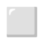 White Medium Square emoji, Google design
