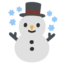 Snowman emoji on Android