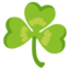 Shamrock emoji, Google design