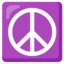 Peace Symbol emoji on Android