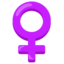 Female Sign emoji, Google design