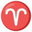 Aries emoji on Android
