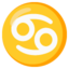 Download Cancer emoji, Google style