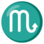 Download Scorpio emoji, Google style