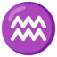 Aquarius emoji on Android