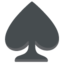 Spade Suit emoji, Google design