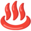 Hot Springs emoji, Google design