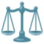 Balance Scale emoji, Google design