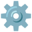 Gear emoji, Google design