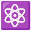 Download Atom Symbol emoji, Google style