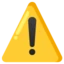 Warning emoji on Android