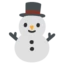 Snowman Without Snow emoji on Android