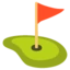 Flag in Hole emoji on Android