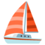 Download Sailboat emoji, Google style