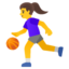 Download Woman Bouncing Ball emoji, Google style