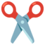 Download Scissors emoji, Google style