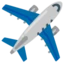 Airplane emoji, Google design