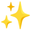 Sparkles emoji on Android