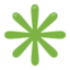 Eight-spoked Asterisk emoji on Android
