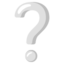 White Question Mark emoji on Android