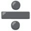 Download Divide emoji, Google style