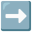Download Right Arrow emoji, Google style