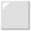 Download White Large Square emoji, Google style
