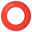 Hollow Red Circle emoji on Android