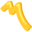 Download Part Alternation Mark emoji, Google style