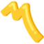 Part Alternation Mark emoji on Android
