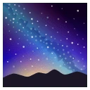 Milky Way emoji on JoyPixels