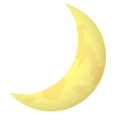 Crescent Moon emoji, JoyPixels design