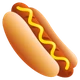 Hot Dog emoji, JoyPixels design