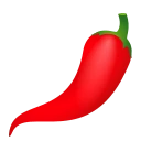 Hot Pepper emoji as drawn by JoyPixels
